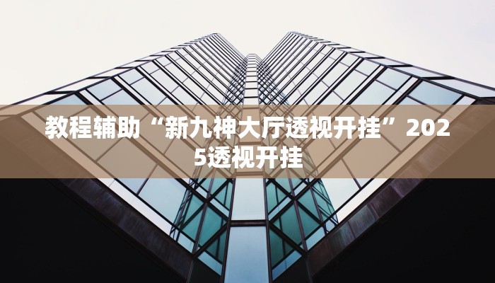 教程辅助“新九神大厅透视开挂”2025透视开挂