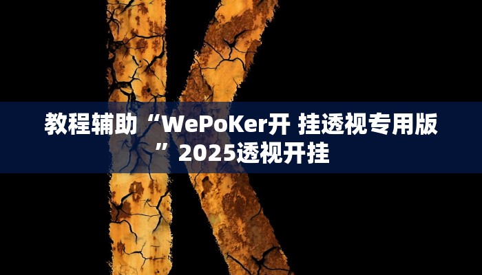 教程辅助“WePoKer开 挂透视专用版”2025透视开挂 教程辅助“WePoKer开 挂透视专用版”2025透视开挂