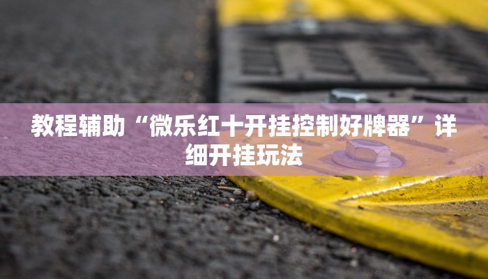 教程辅助“微乐红十开挂控制好牌器”详细开挂玩法