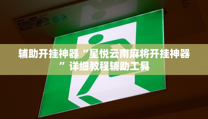 辅助开挂神器“星悦云南麻将开挂神器”详细教程辅助工具