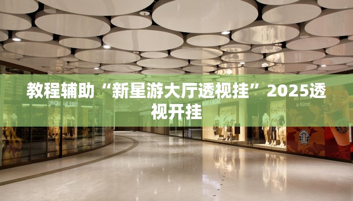 教程辅助“新星游大厅透视挂”2025透视开挂 教程辅助“新星游大厅透视挂”2025透视开挂