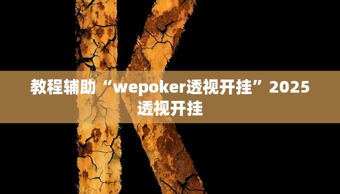 教程辅助“wepoker透视开挂”2025透视开挂 教程辅助“wepoker透视开挂”2025透视开挂