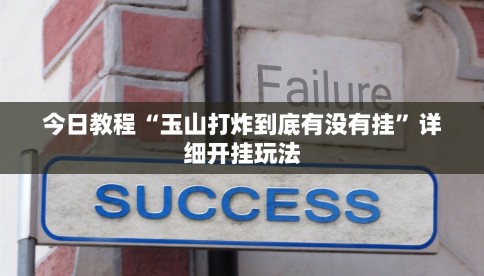 今日教程“玉山打炸到底有没有挂”详细开挂玩法