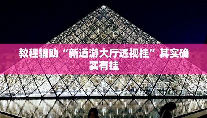 教程辅助“新道游大厅透视挂”其实确实有挂 教程辅助“新道游大厅透视挂”其实确实有挂