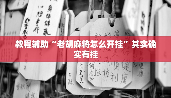 教程辅助“老胡麻将怎么开挂”其实确实有挂