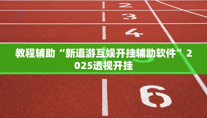 教程辅助“新道游互娱开挂辅助软件”2025透视开挂