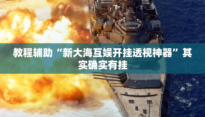 教程辅助“新大海互娱开挂透视神器”其实确实有挂