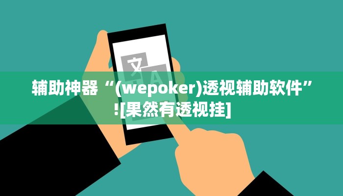 辅助神器“(wepoker)透视辅助软件”![果然有透视挂]