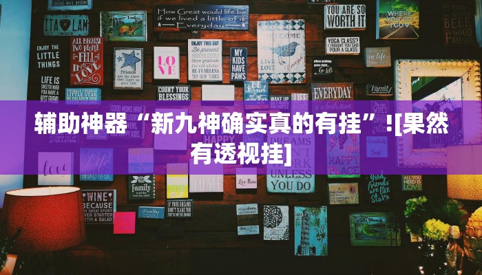 辅助神器“新九神确实真的有挂”![果然有透视挂]