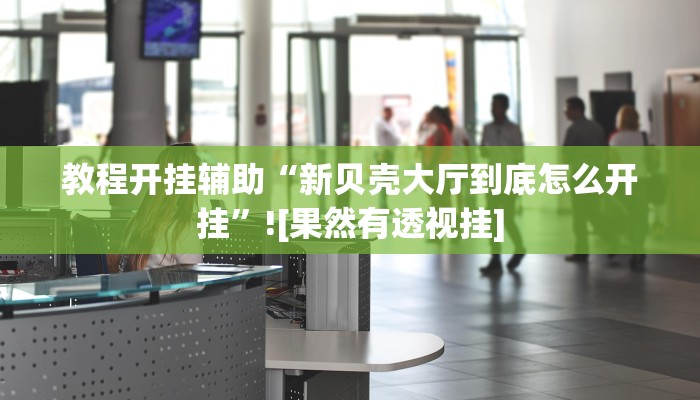 教程开挂辅助“新贝壳大厅到底怎么开挂”![果然有透视挂]