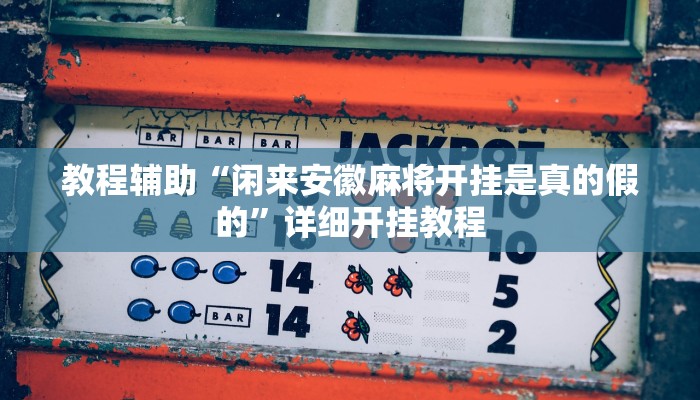 教程辅助“闲来安徽麻将开挂是真的假的”详细开挂教程 教程辅助“闲来安徽麻将开挂是真的假的”详细开挂教程