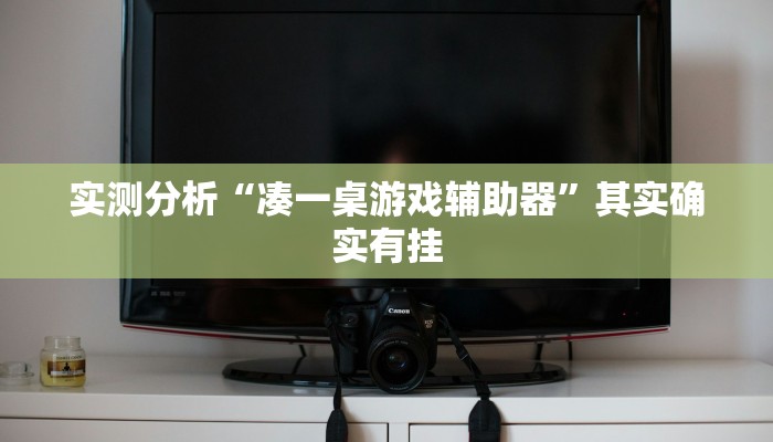 实测分析“凑一桌游戏辅助器”其实确实有挂