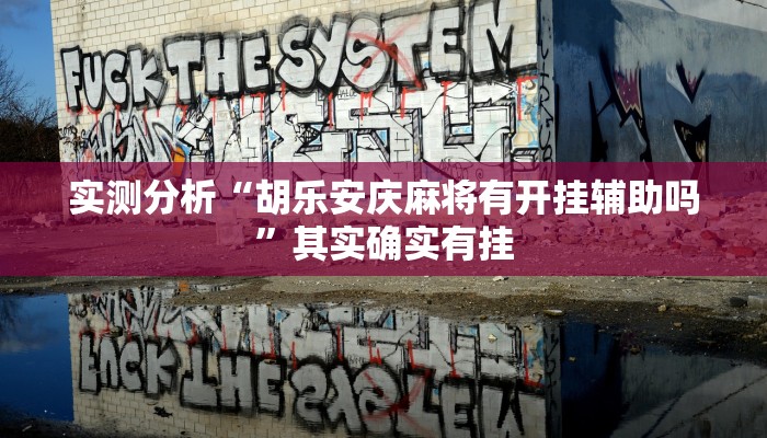 实测分析“胡乐安庆麻将有开挂辅助吗”其实确实有挂 实测分析“胡乐安庆麻将有开挂辅助吗”其实确实有挂